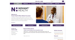 Desktop Screenshot of nhwilkesmedicalassociates.org